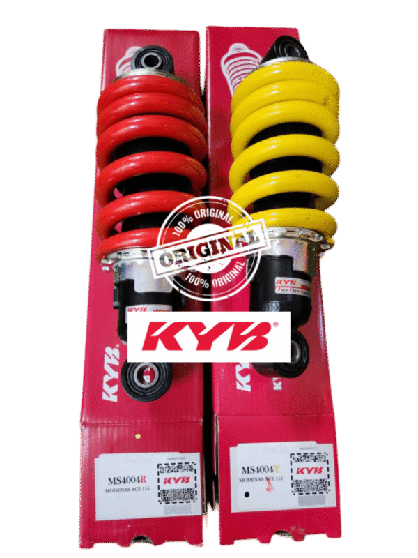 ACE 115 MONOSHOCK (STANDARD) (PCS) – RED / YELLOW ( KYB 100 PERCENT ORIGINAL) MS4004