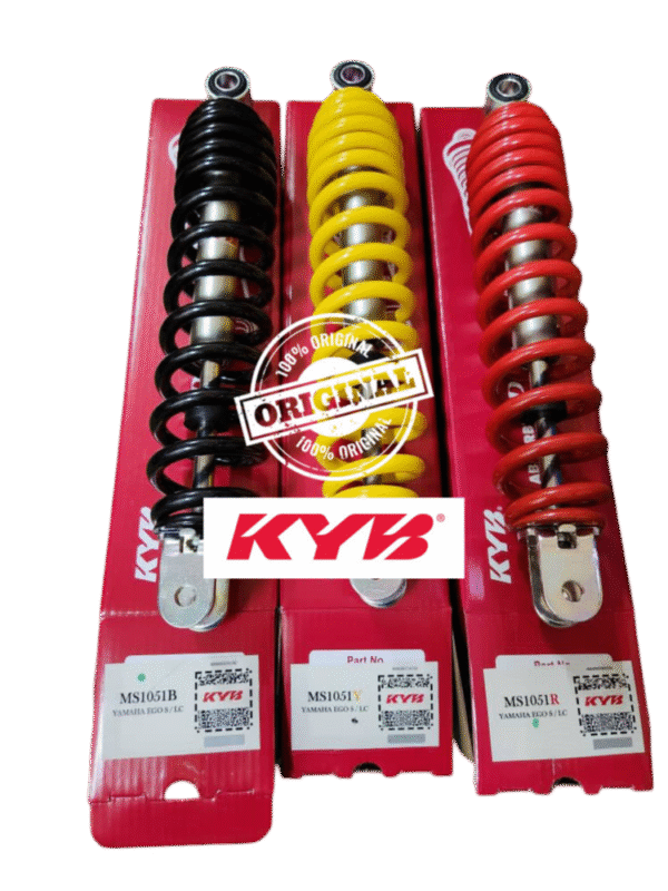 EGO (5VW / 10C / B92) YAMAHA MONOSHOCK (STANDARD) – BLACK / RED / YELLOW ( KYB 100 PERCENT ORIGINAL) MS1051